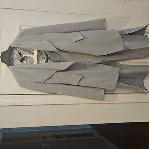 Zara Soft Gray Women's Jacket and Pant Set